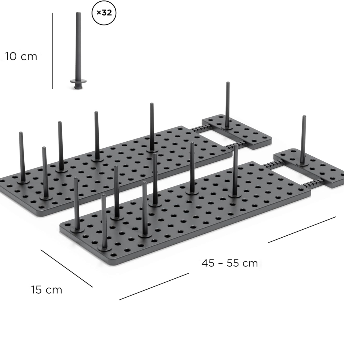 Support de Rangement Télescopique pour Tiroirs